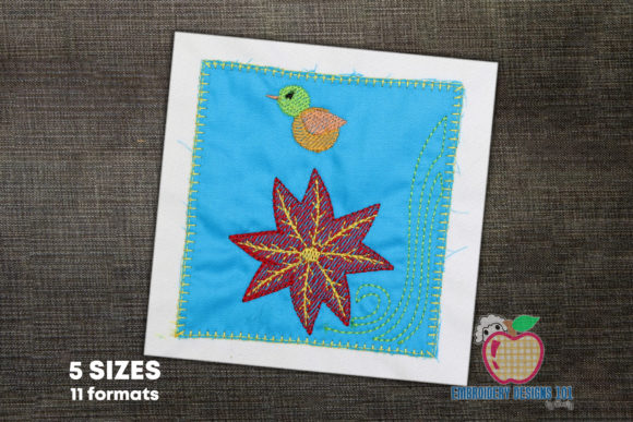 Bird and the Beautiful Holiday Flora Applique Review for Business Use