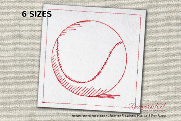 Cricket Ball Embroidery Design