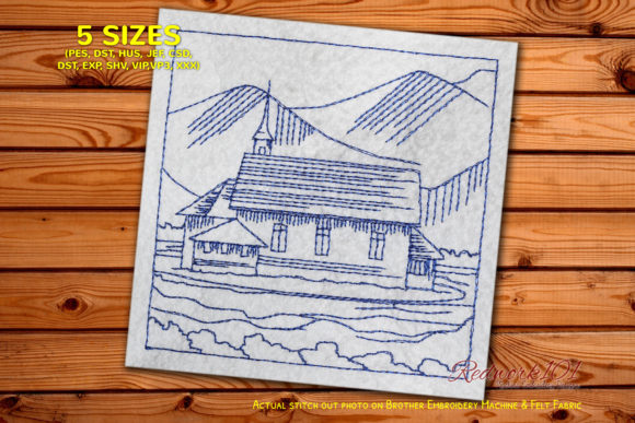 Outside Church Machine Embroidery Design Review